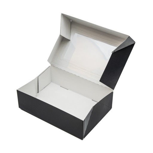 BLACK box na sushi, pečivo 17x11,5x5cm 10ks