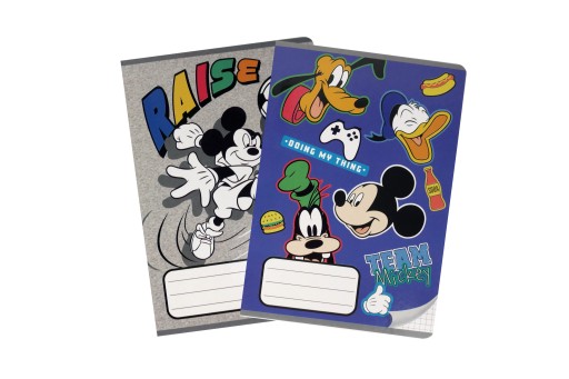 Štvorcový zápisník Mickey Mouse A5