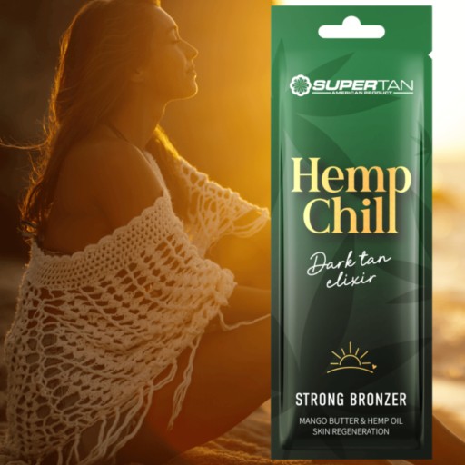 Supertan Hemp Chill Strong Bronzer s regeneračnými vlastnosťami 15ml