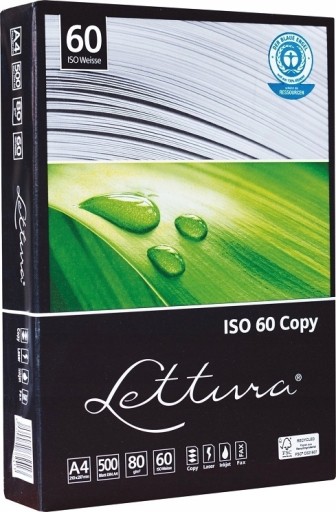 KANCELÁRSKY KOPÍROVÝ PAPIER DO TLAČIARNE ECO EKO Lettura