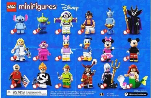 LEGO 71012 MINIFIGURES DISNEY ZOZNAM POKYNOV NOVINKA