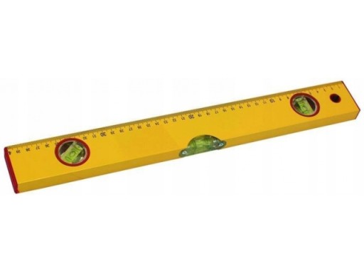 Pevná žltá HLINÍKOVÁ LEVEL 800 MM 80 cm