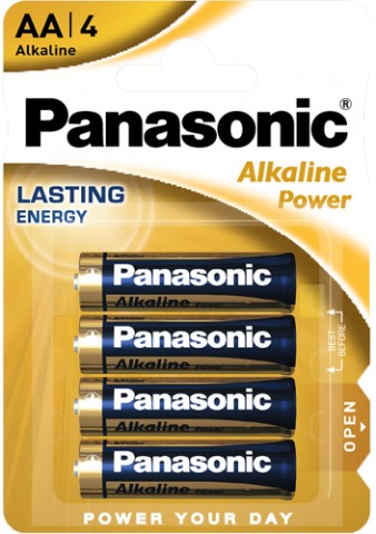 Alkalická batéria PANASONIC AA LR6 4 kusy