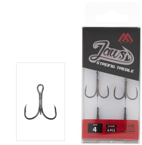 MIKADO JAWS STRONG TROJITÁ KOTVA č.1 balenie 6 ks.
