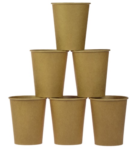 Kraft papierové poháre, 6 ks, 250 ml
