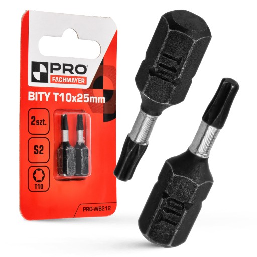 NÁRAZOVÉ HROTY ÚRAZOVÝ BIT SILNÝ SKRUTKOVACÍ BIT TX10 25 MM