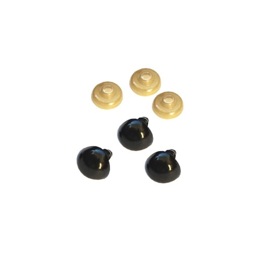 Bezpečné nosy pre maskotov 12x9mm - 3 ks.
