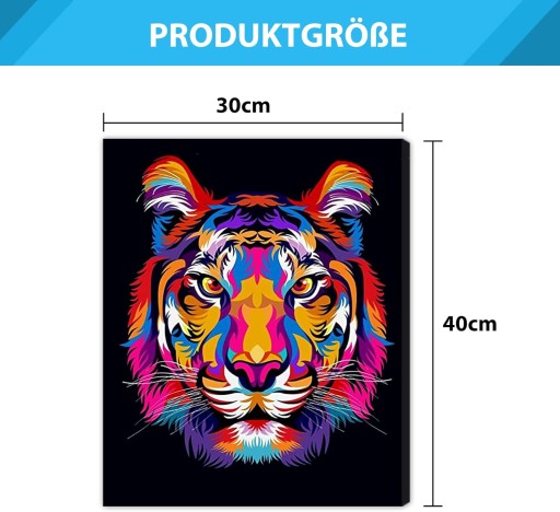 Diamond Painting Nová séria 5D zvieracích obrázkov diamantová výšivka lev tiger