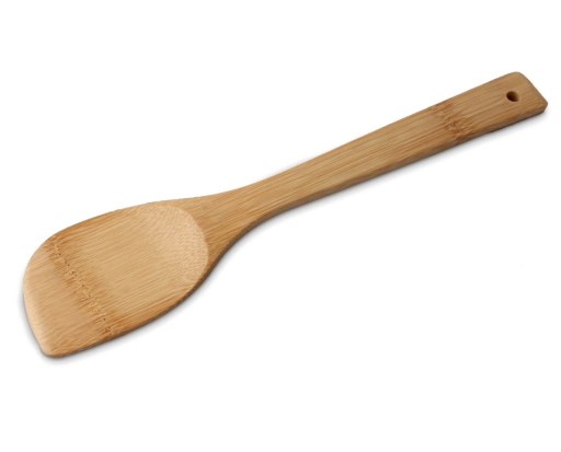 Drevená lyžica na miešanie bambusovej ryže 30 cm