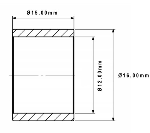 BRONZOVÉ POUZDRO 12x16x15 MGK LOŽISKO