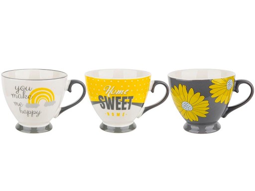 SUNSHINE FLORINA PORCELÁNOVÝ HRNEK 380 ML MIX