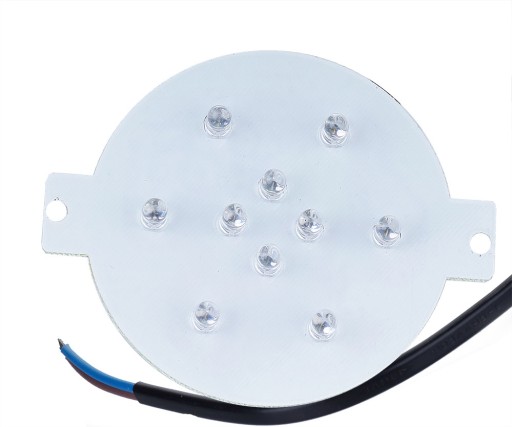 Doštičková žiarovka, LED vložkový modul, 230V 1W modrá
