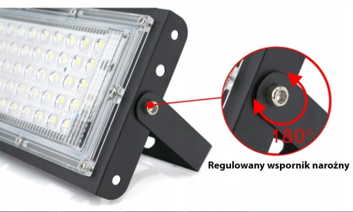 HALOGÉNOVÁ LED LAMPA 50W REFLEKTOR SVETLA 4500lm