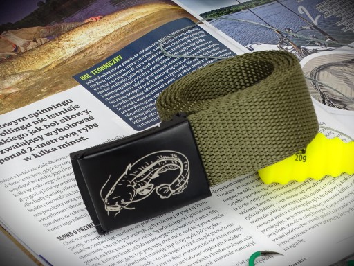 KHAKI PÁS ČIERNA SVORKA SPONA SÚČ