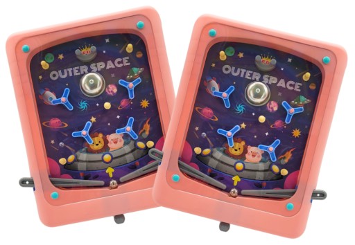 ZRUČNOSTNÁ HRA PINBALL ružová FLIPPER
