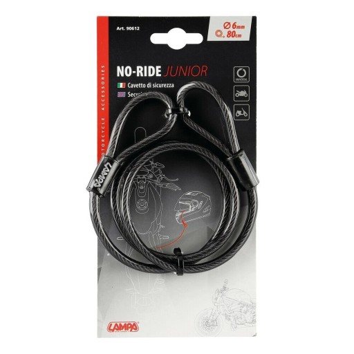 No-Ride Junior LAMP, bezpečnostný kábel Ø 6 mm