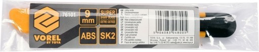 Nôž s lámacou čepeľou 9MM Vorel 76101