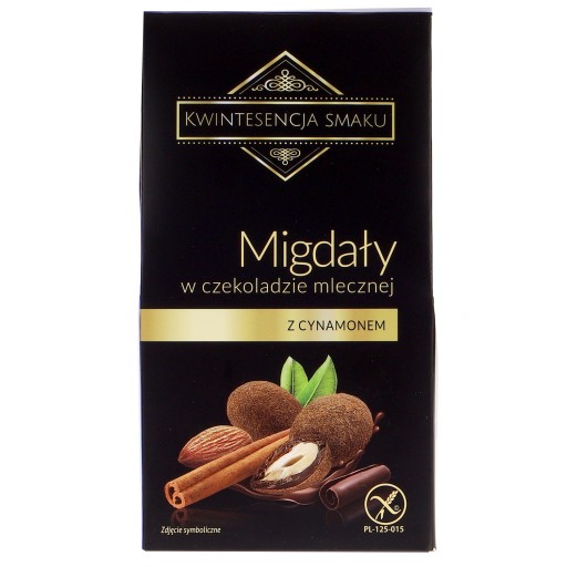 Mandle pražené v mliečnej čokoláde so škoricou 80g.