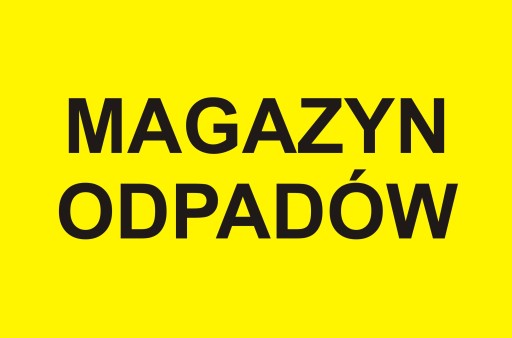 č. 34 SKLADOVANIE ODPADU (žltá) VÝSTRAŽNÁ TABUĽKA