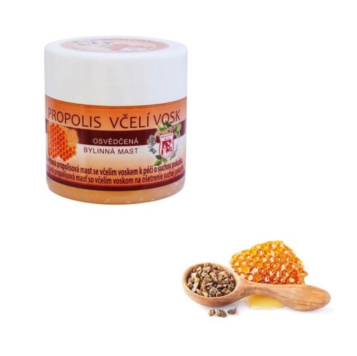 Propolisová masť PROPOLIS Včelí vosk 150ml