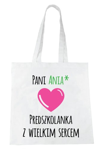 Taška ku DŇU UČITEĽOV PRE ŠKOLKU + MENO