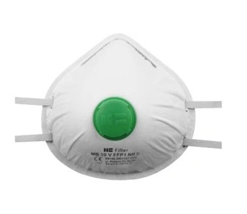 OCHRANNÁ POLOMASKA S VENTILOM, PROTIPRACH