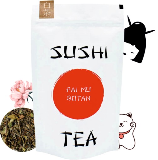 PAI MU BOTAN biely čaj 35g Sushi čaj
