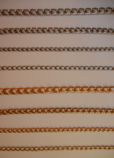 ozdobná retiazka zlatá strieborná 3mm