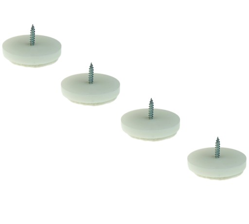 4 x klzák skrutkovacia plstená nábytková noha 40 mm