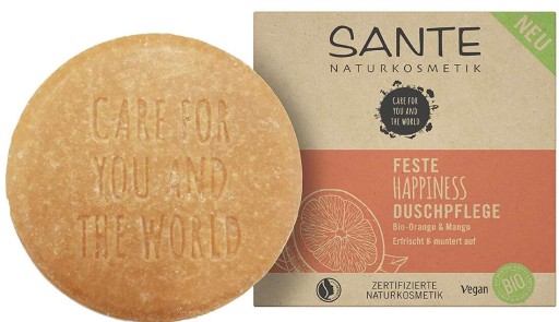 POMARANČOVÉ A MANGO ŠŤASTIE EKO TELOVÉ MYDLO 80 g - SANTE
