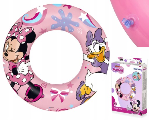 BESTWAY MINNIE MOUSE PLÁVACÍ PRSTEŇ 56cm