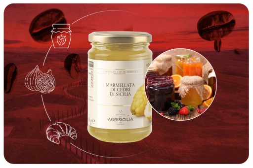 Agrisicilia sicílska cédrová marmeláda 360 g
