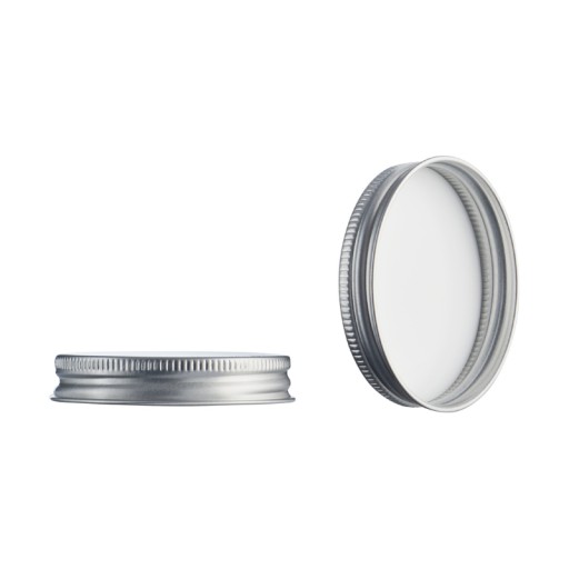 Hliníkový uzáver na dózu 60 ml 51/R3 strieborný - 1 ks.