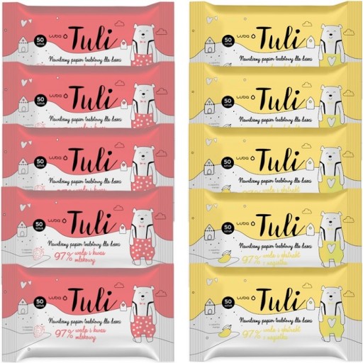 Luba Tuli vlhčený toaletný papier pre deti Mango 50 ks