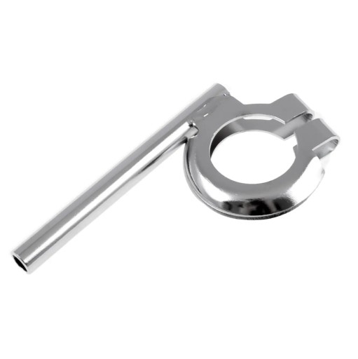 Okrúhly chrómový držiak smeroviek 10mm predný Simson S50 S51 S70 DPR