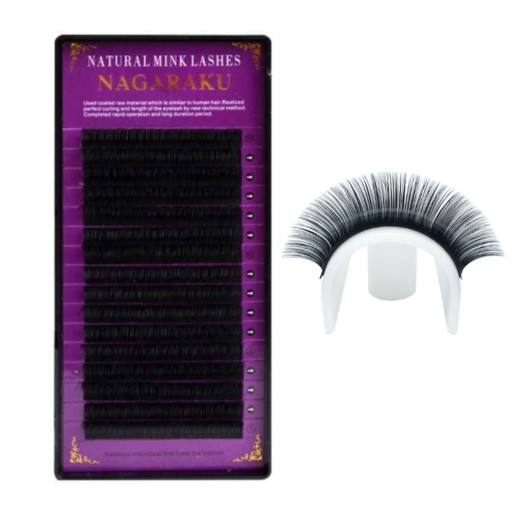 Mihalnice Nagaraku Mink C 0,07, dĺžka 12 mm, 16 pásikov