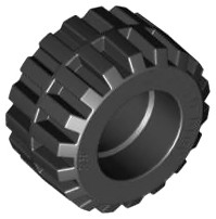 LEGO 6014bc05 Koleso s pneumatikou 87697 svetlosivá NOVINKA (10g) 4 ks.
