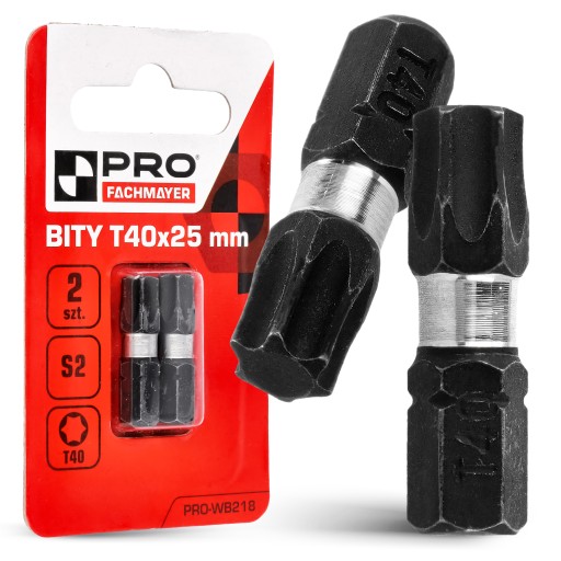 NÁRAZOVÉ HROTY ÚRAZOVÝ BIT SILNÝ SKRUTKOVACÍ BIT TX40 25 MM
