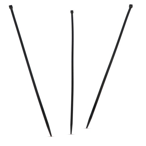 100x sťahovacie pásky Káblové pásky Zipsy 4,8 x 350 mm Silné UV sťahovacie pásky