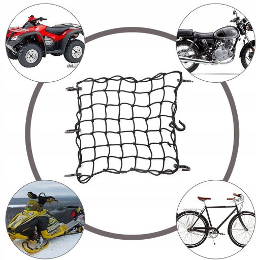 SIEŤ NA BATOŽINU MOTO PRILBA MOTORKA NA MOTOCYKLE PAVÚK