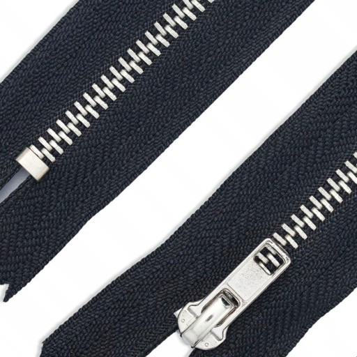Pevný kovový zámok 4mm 18cm ZIP C580/NIK BLACK