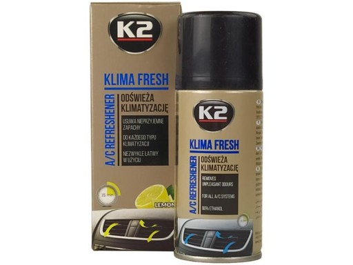 K2 KLIMA FRESH granát do klimatizácie CITRÓN 150g