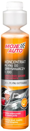 MOJE UMÝVAČKA AUTA UMÝVAČKA KONCENTRÁT ORANŽOVÁ