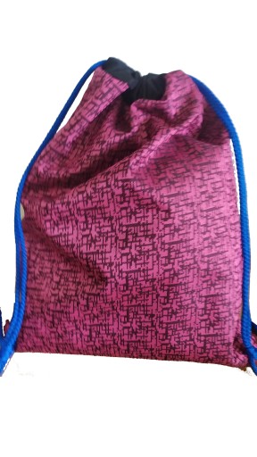 Školská taška na topánky 30x40 vzor batohu na chrbte