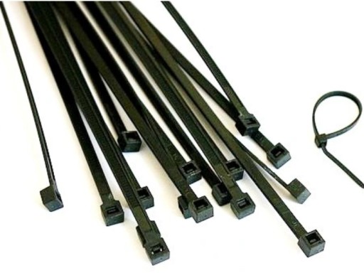 SVORKY KÁBLOVÉ 100x3mm 100 KS ČIERNA