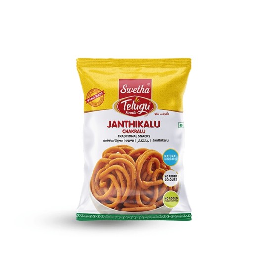Indický snack Janthikalu Telugu Foods 170g