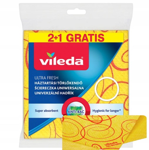 Vileda Pucerka Univerzálna utierka 3 kusy 3D