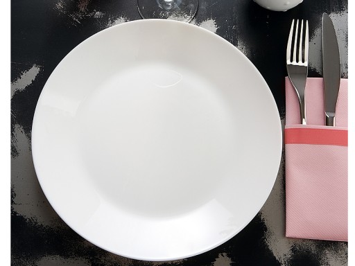 Jedálenský tanier 25 cm biely ZELIE ARCOPAL