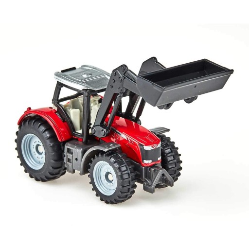 Traktor Massey Ferguson s čelným nakladačom Siku