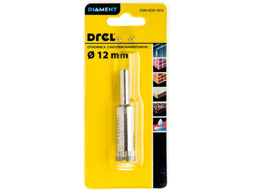 DREL vŕtačka na otvory pre kameninové dlaždice 12 mm. HEX